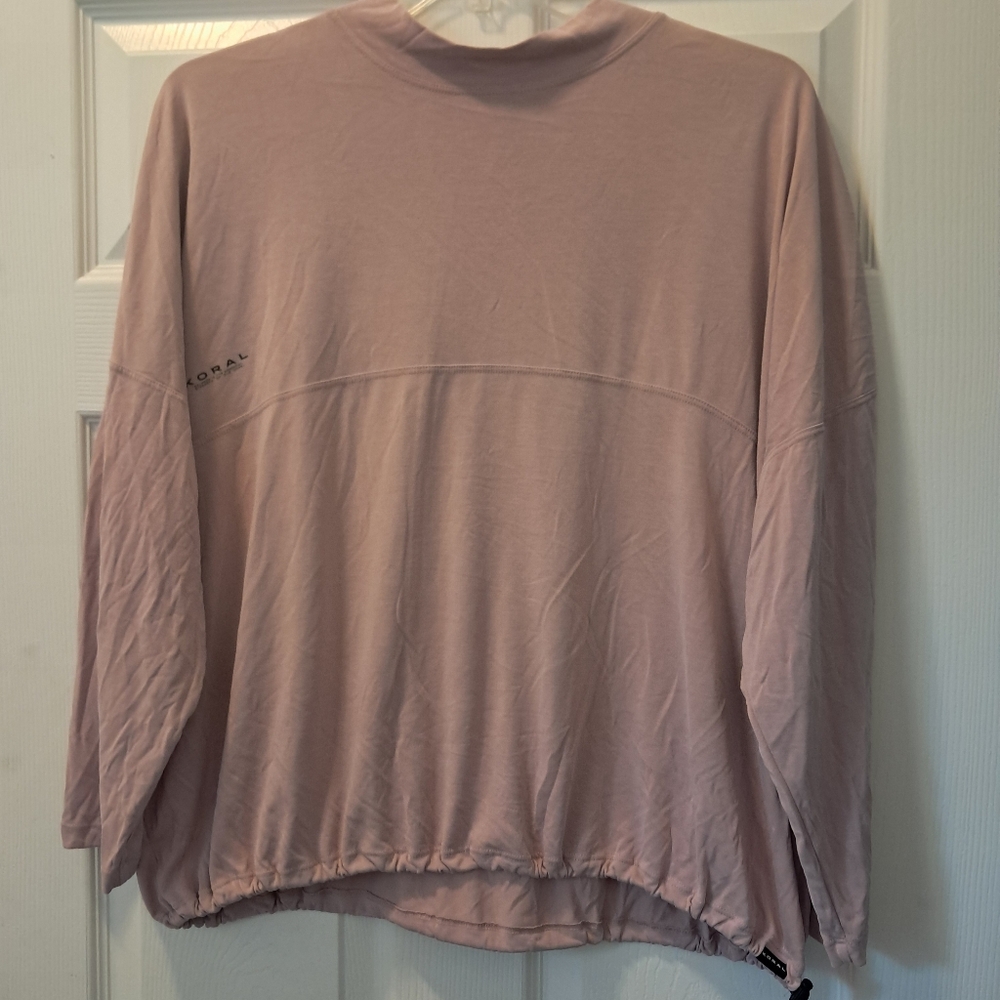 Oversized Koral Blush Light Weight Top
